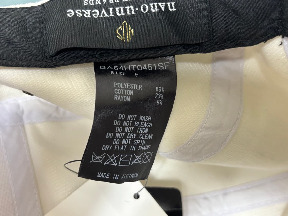 일본 나노유니버스 캠프캡 모자 미사용 상품이미지6