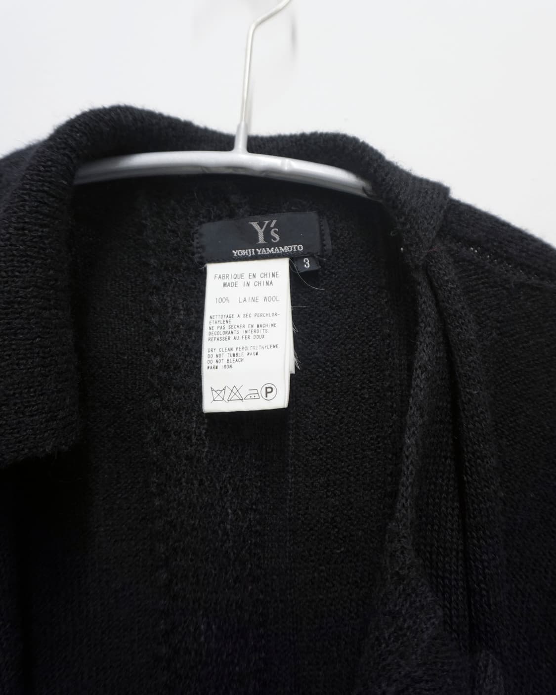Y’S frayed wool cardigan 상품이미지3