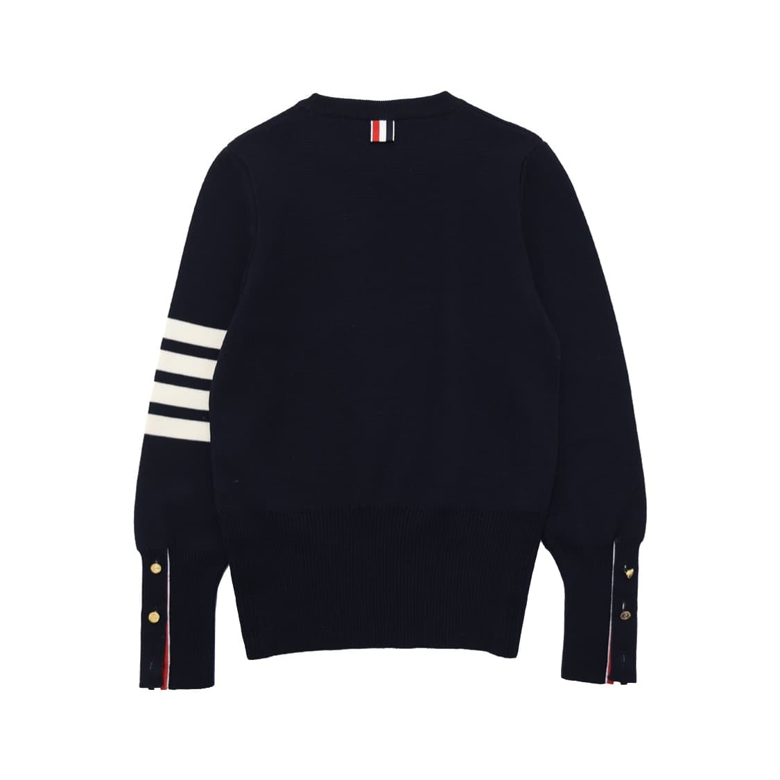 톰브라운 FKA239A 사선 밀라노 스티치 크루넥 울 네이비 상품이미지2