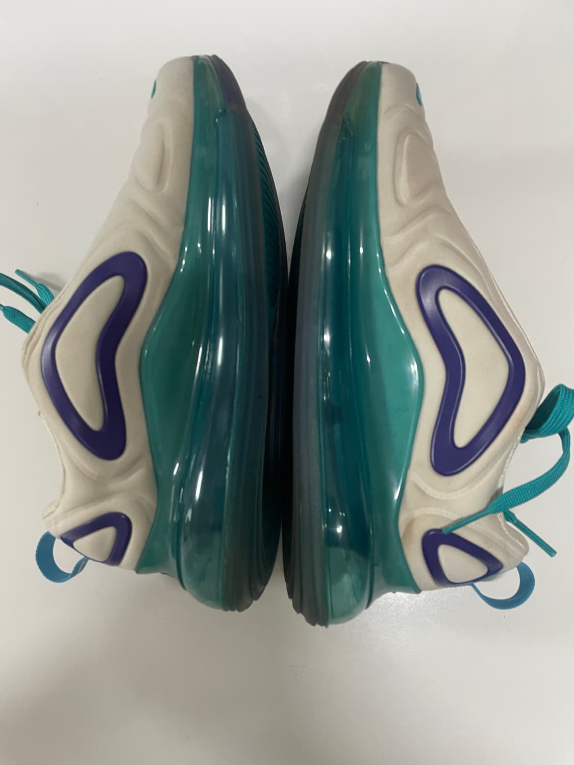 나이키 에어맥스 720 화이트&민트&퍼플 운동화 235m 상품이미지5