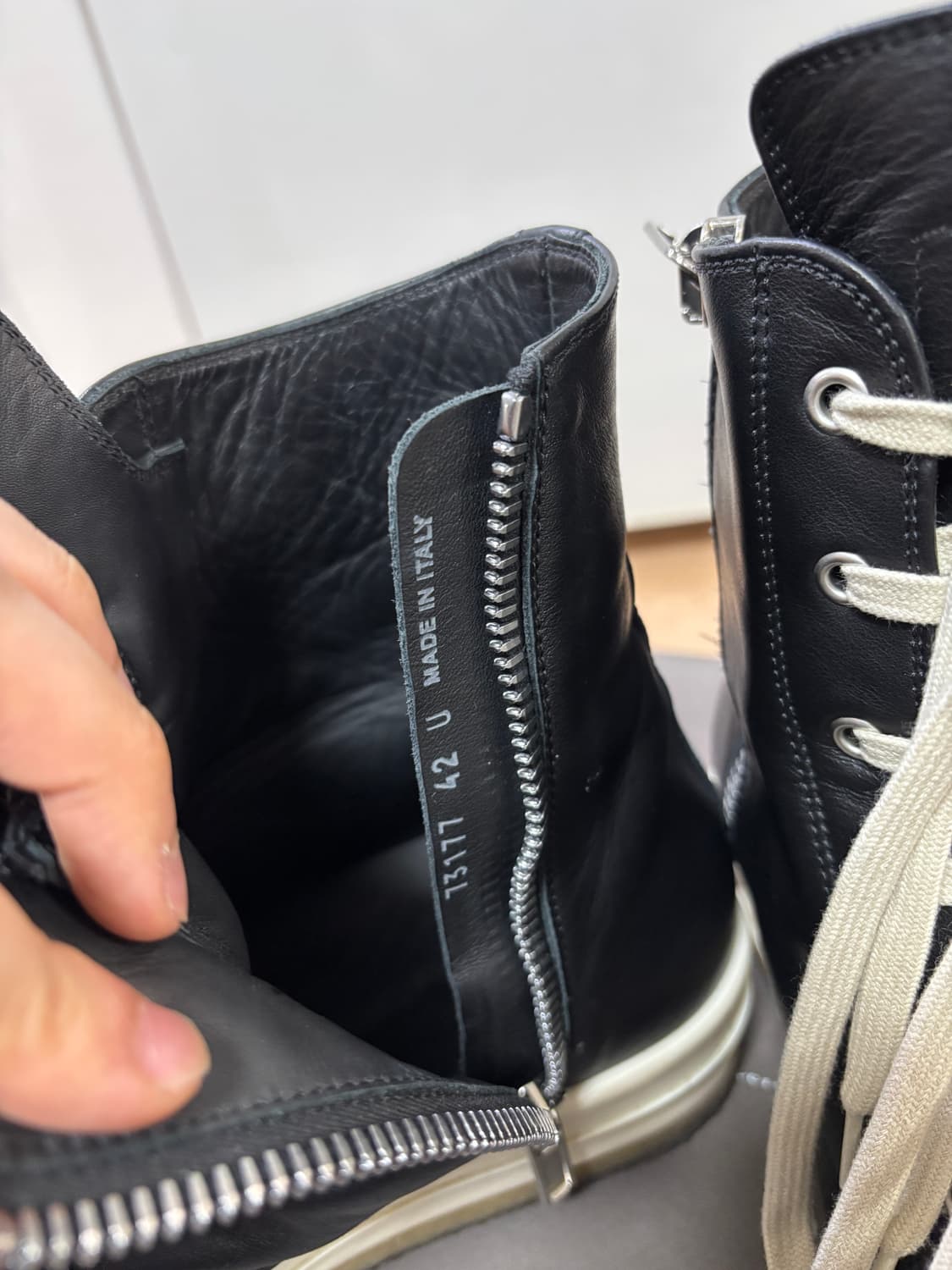 [42] 릭오웬스 25FW 라몬즈 하이 크레페솔 상품이미지6