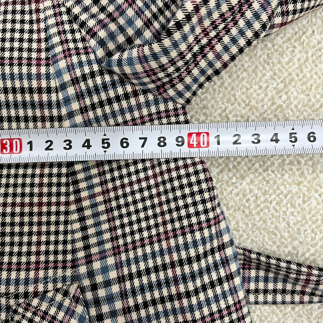 130 헤지스 키즈 체크 트렌치 코트 0213M 상품이미지6