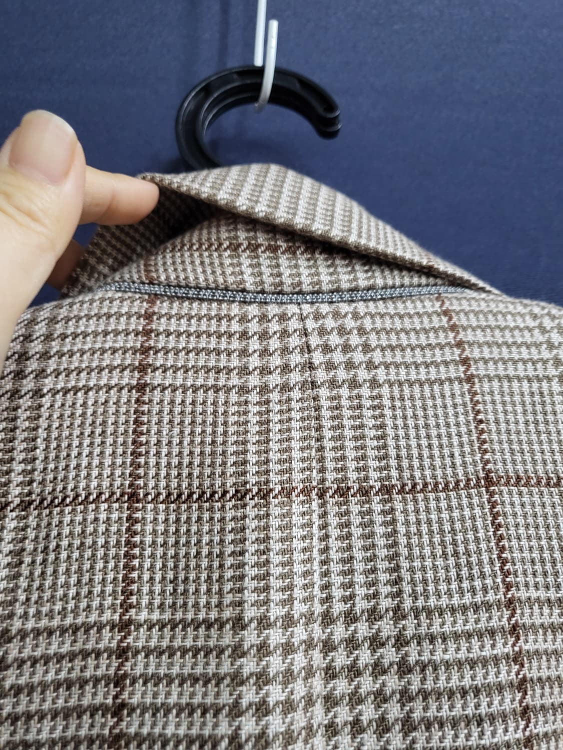 브루넬로 쿠치넬리 마100% 하운드투스 체크자켓 상품이미지9