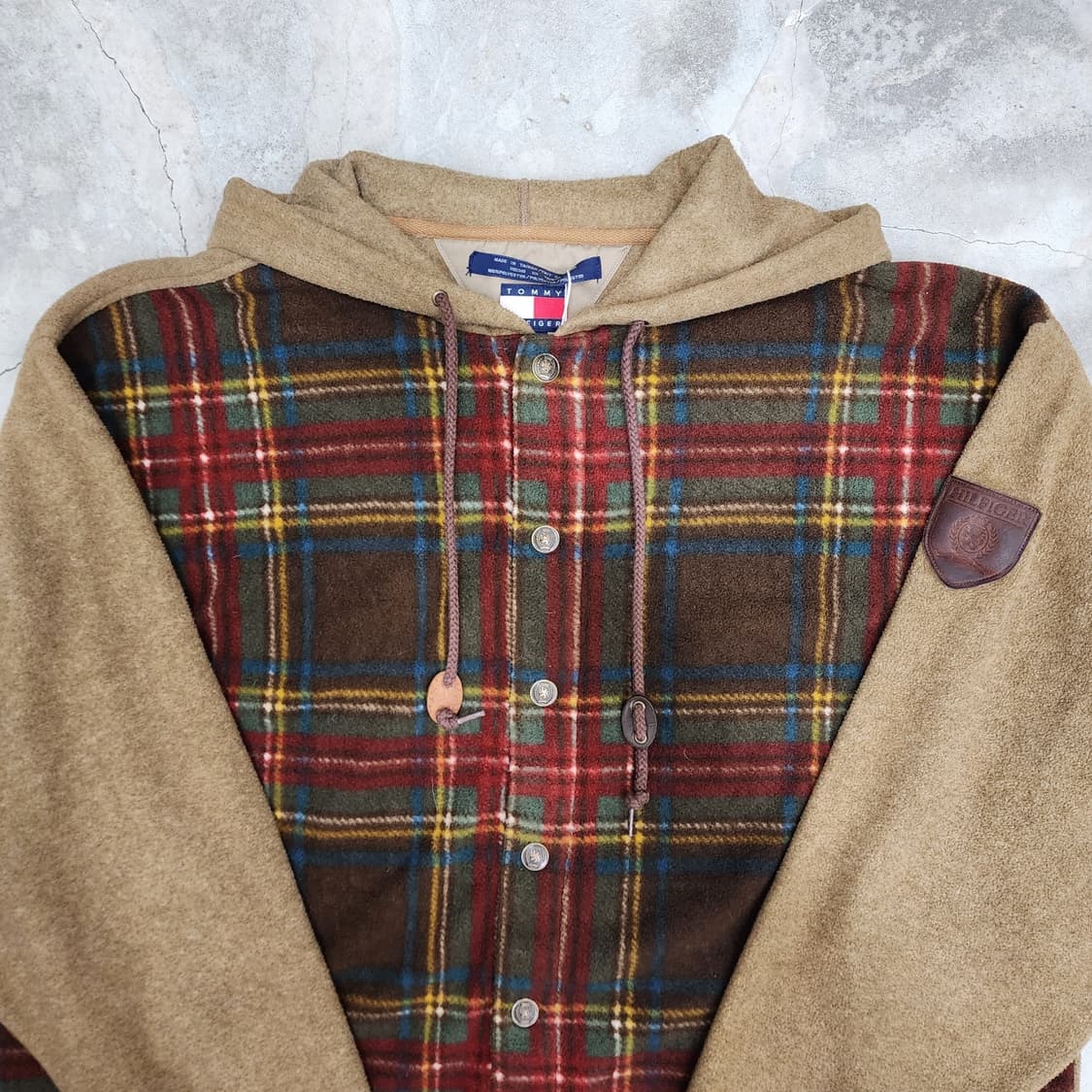 타미 힐피거 플리스 후드 셔츠 자켓 상품이미지2