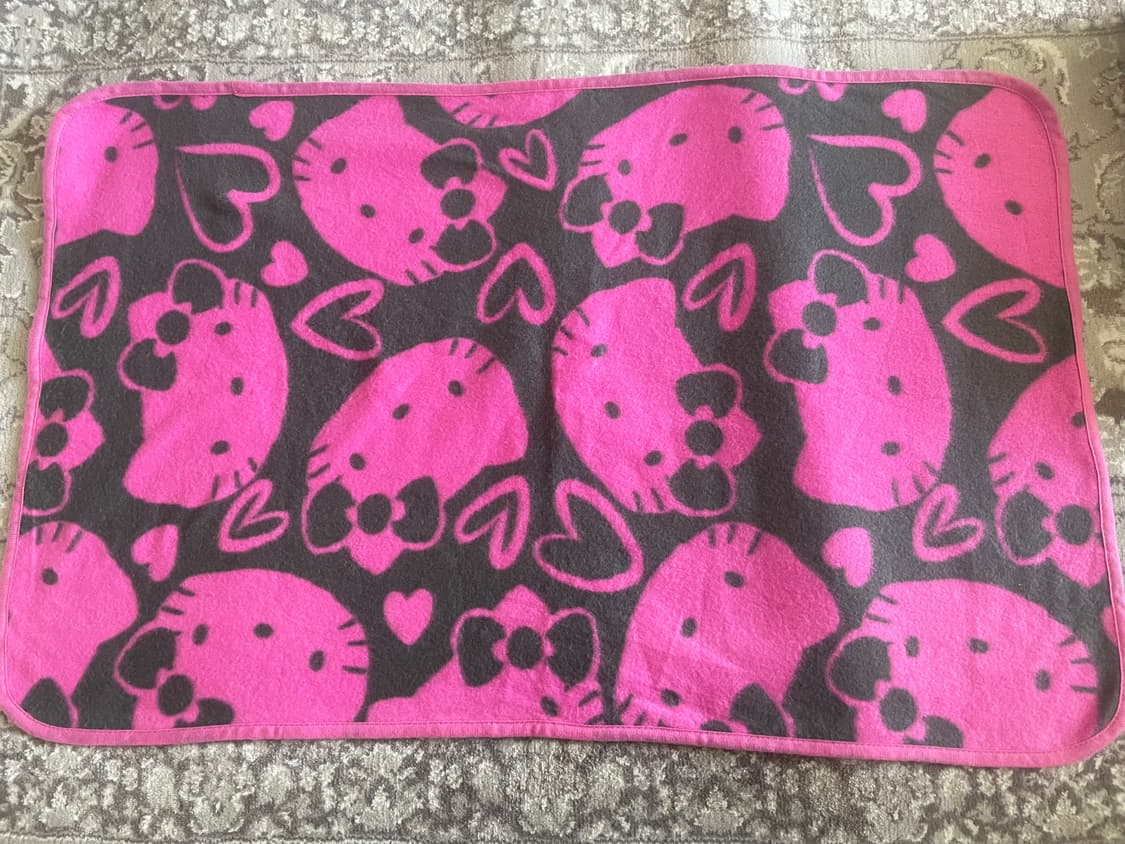 빈티지 산리오 헬로키티 핑크 무릎담요 💗🩶 상품이미지1