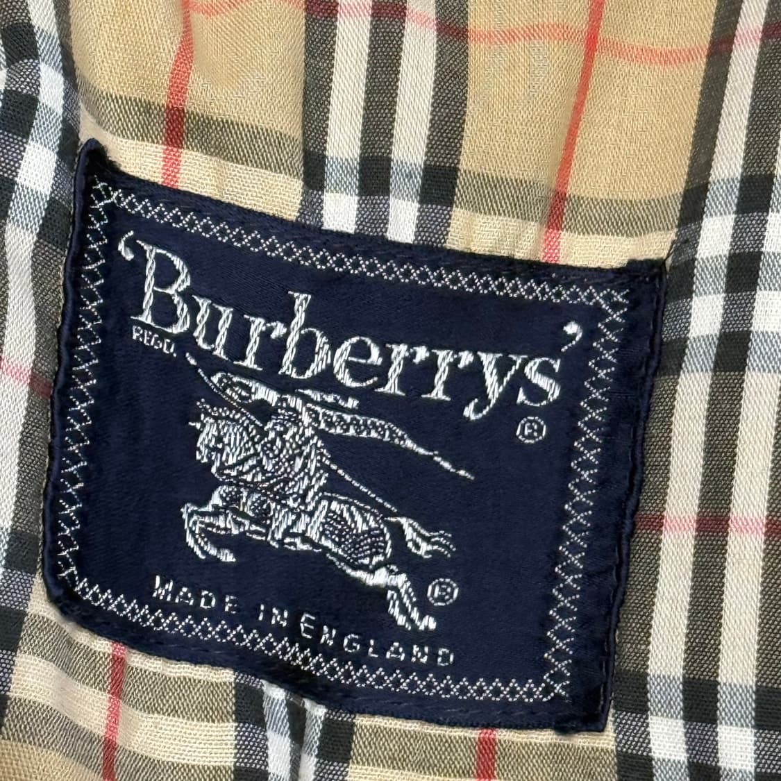 버버리 베이지 블루종 자켓 상품이미지4