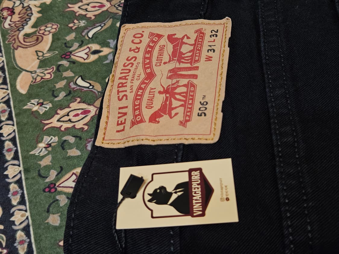 Levi’s 505 Black Denim Pants 상품이미지4