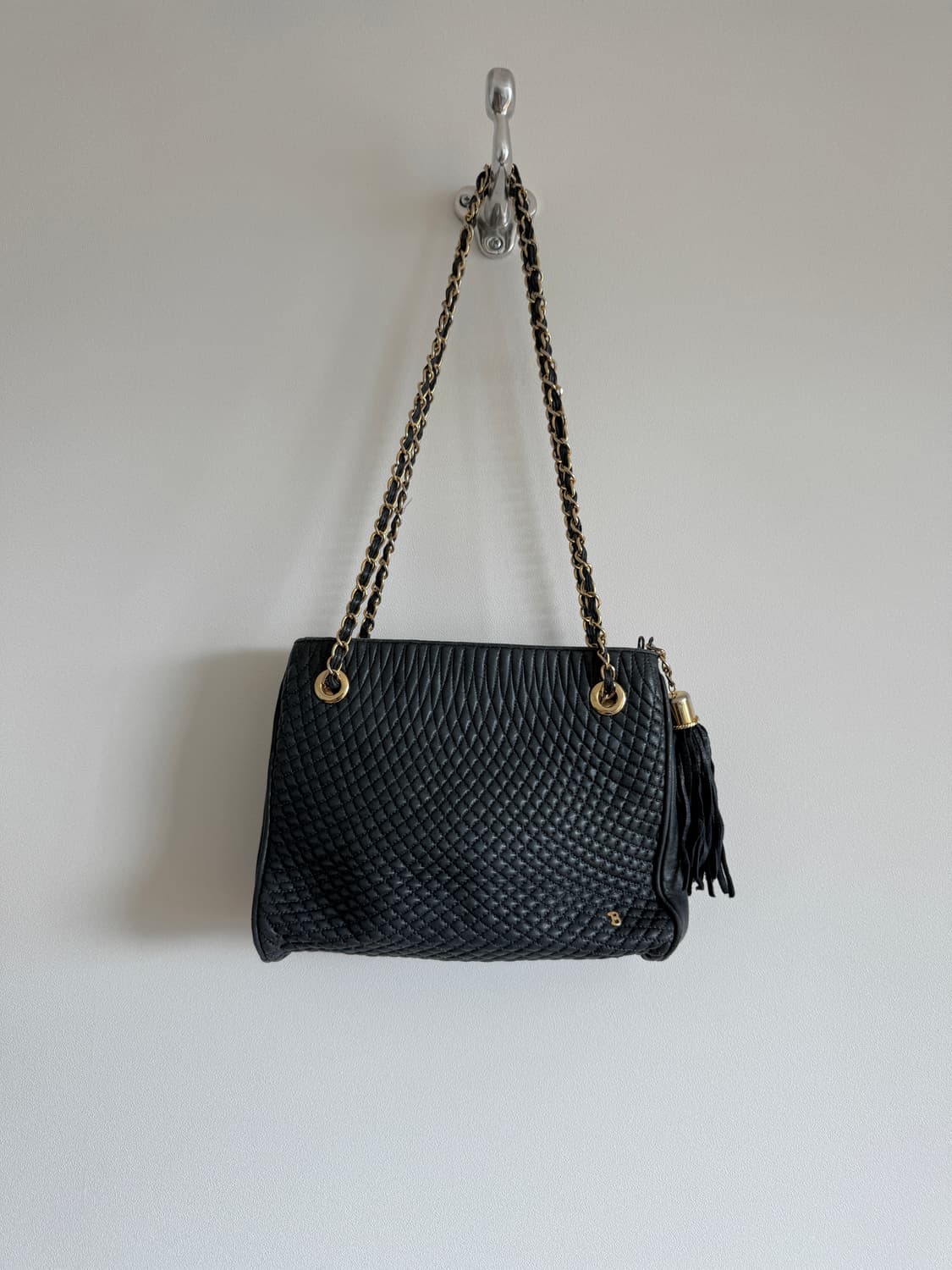 올드 발리(BALLY) 레더 체인 숄더백 상품이미지1