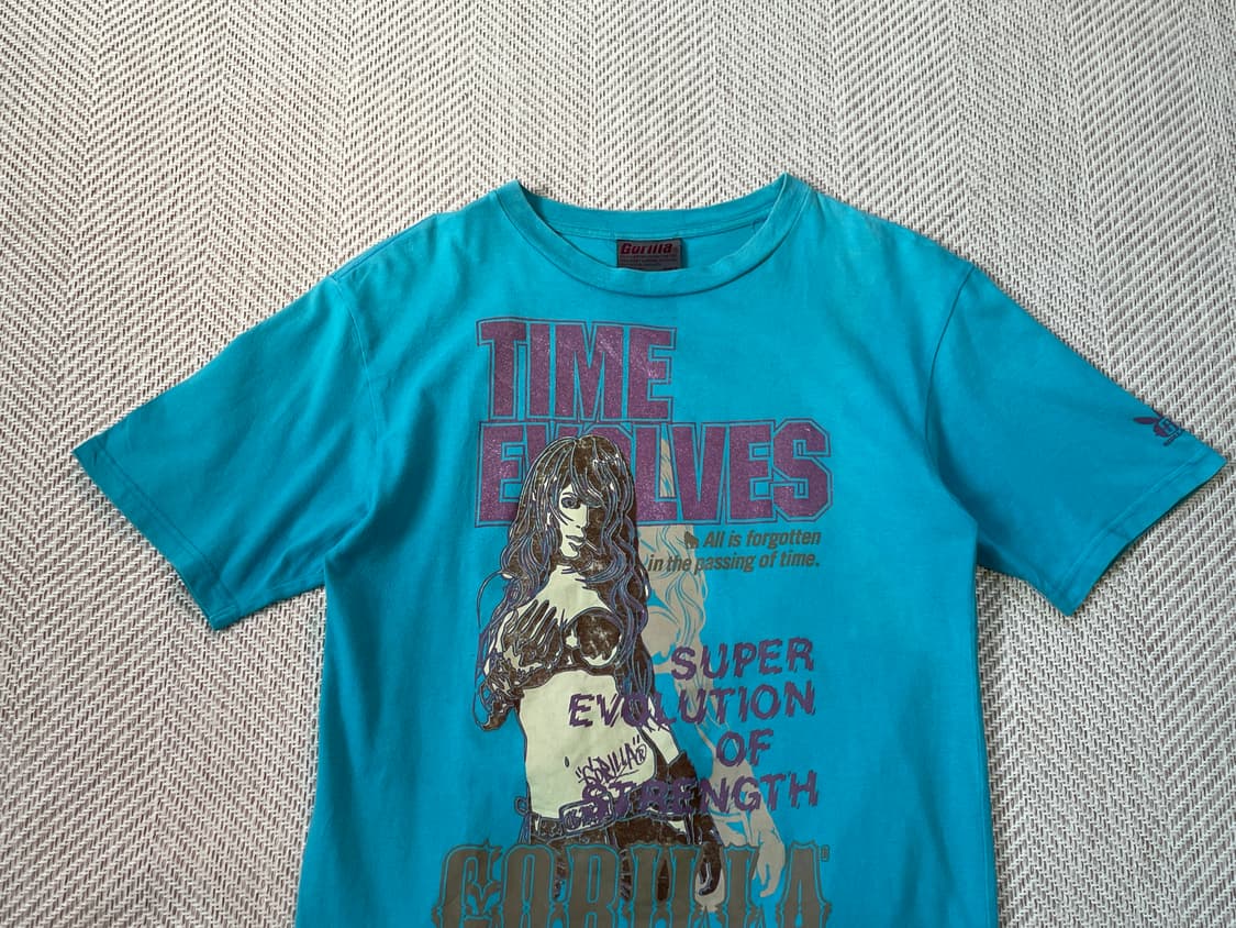 GORILLA 052 타임이볼브 빈티지 반팔티셔츠 J03386 상품이미지3