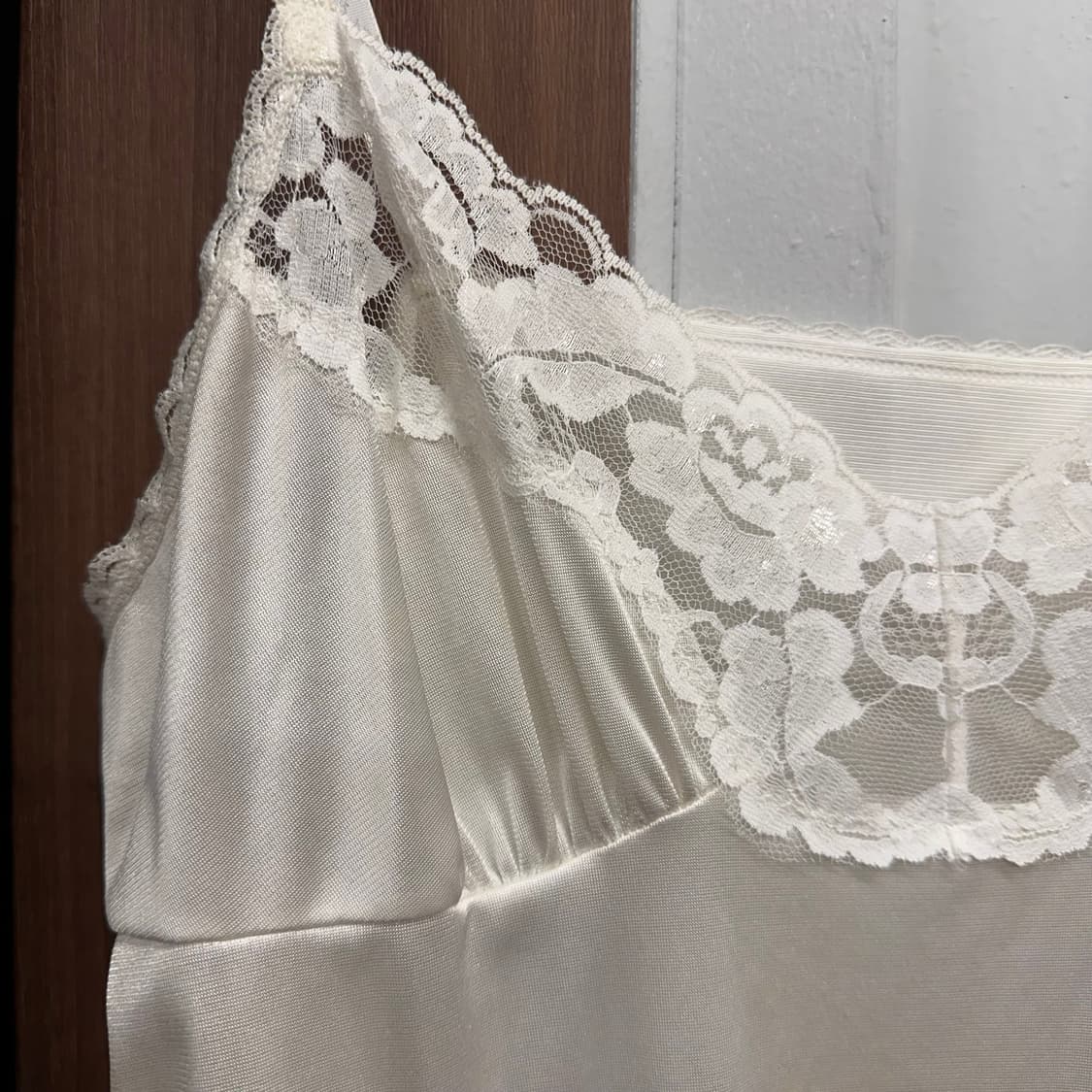 Ivory Shimmer Reprint Slip Dress  상품이미지6