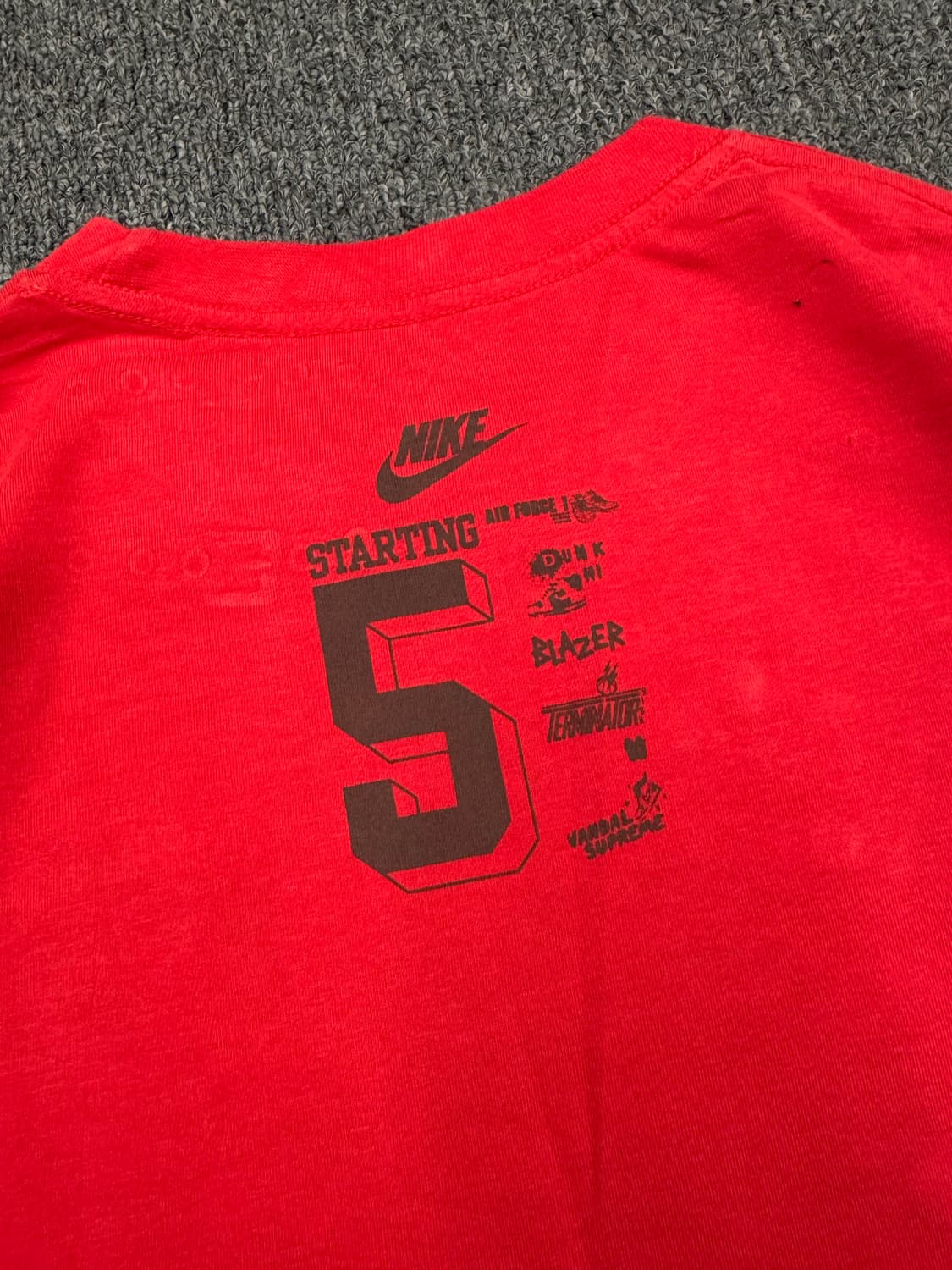 XL)나이키 빈티지 BLAZER 프린팅 반팔 상품이미지7