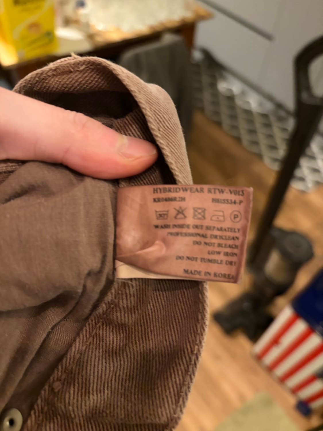 애프터프레이 와이드 슬래시 데님진스 그레이프 사이즈s 상품이미지4