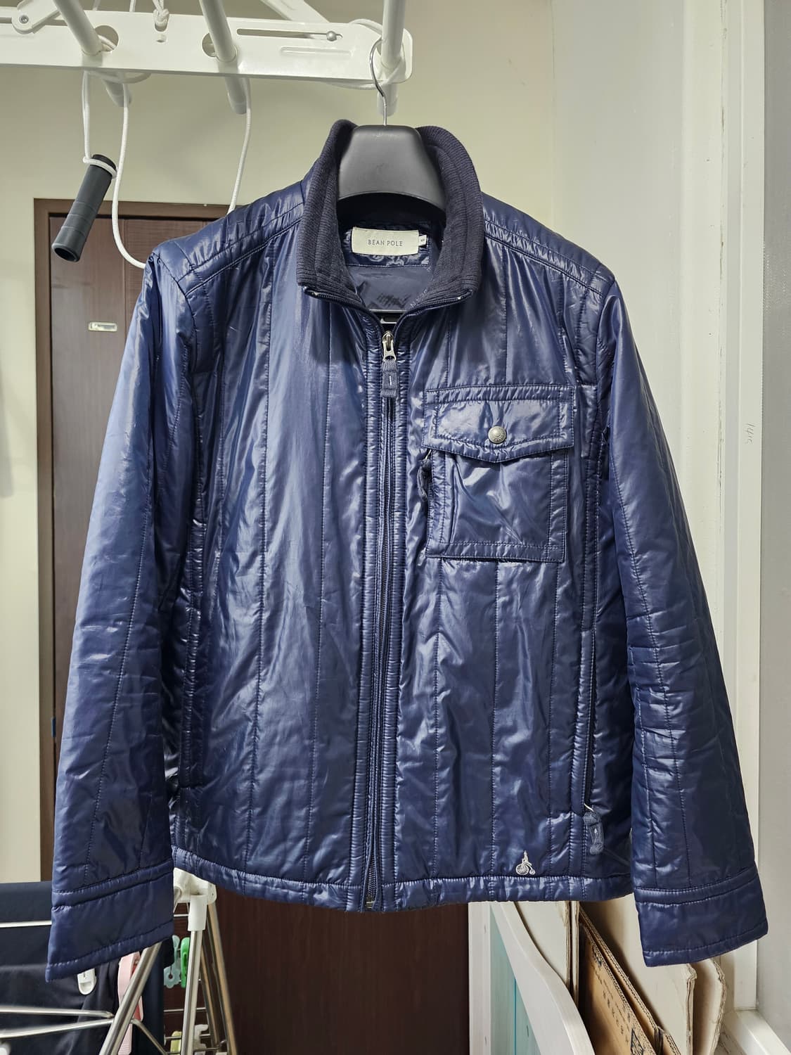 아카이브 빈티지 빈폴 퀼팅 경량 자켓 네이비 100 팔아요 상품이미지1