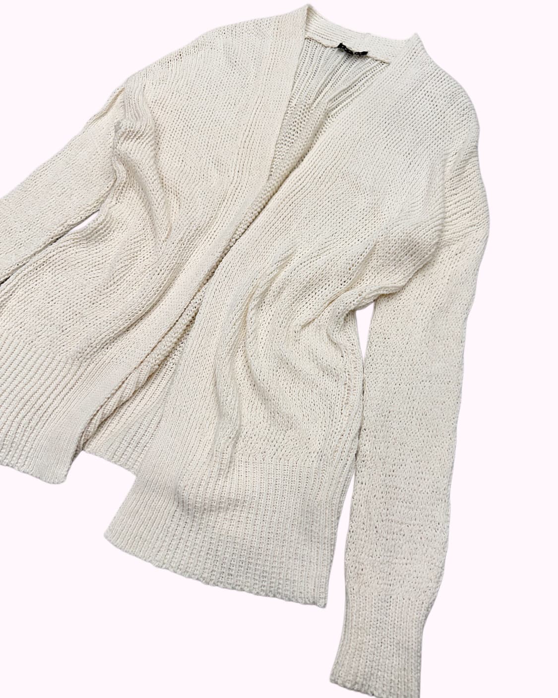 THEORY ivory loose knit cardigan 상품이미지3