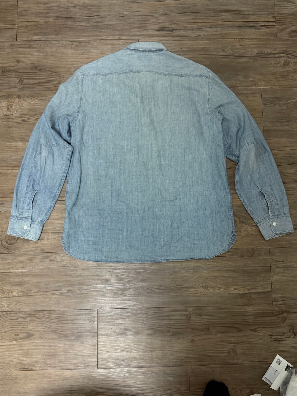 RRL 인디고 샴브레이 워크셔츠 XL 상품이미지2