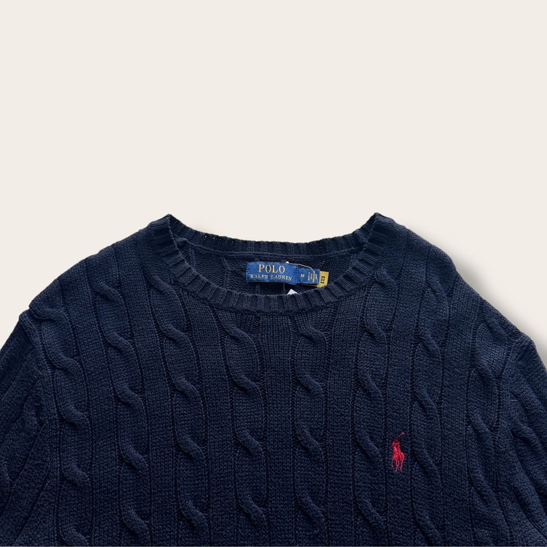 폴로 랄프로렌 딥네이버 케이블 니트 상품이미지2