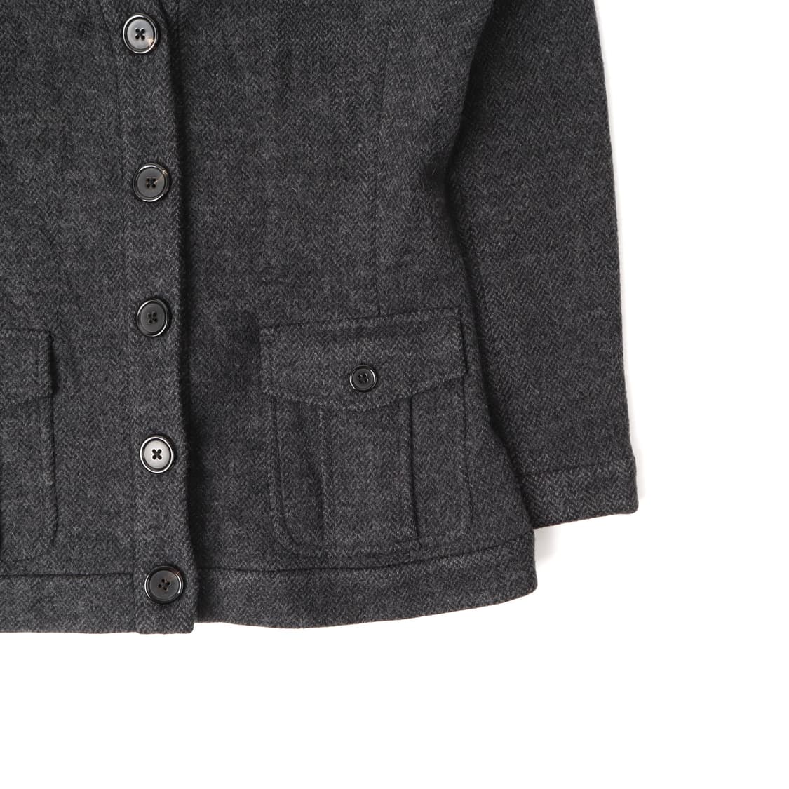랄프로렌 챠콜그레이 울 버튼 가디건 상품이미지4