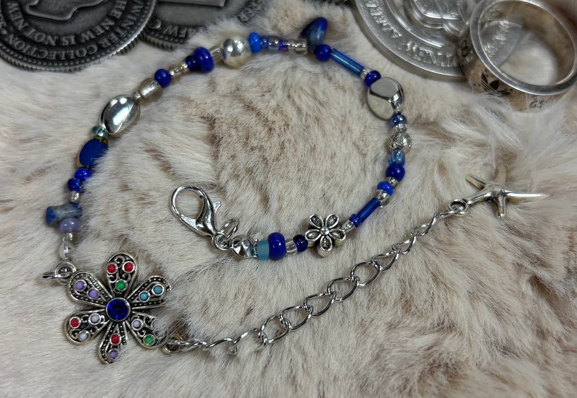 핸드메이드 비즈 팔찌 Bluebell 028 상품이미지7