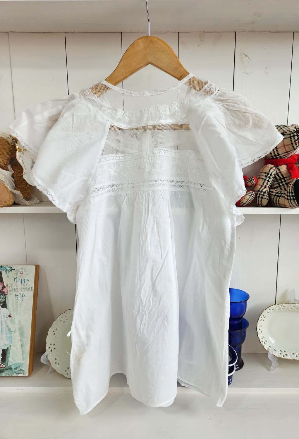 JILL STUART 화이트 레이스 블라우스 상품이미지5