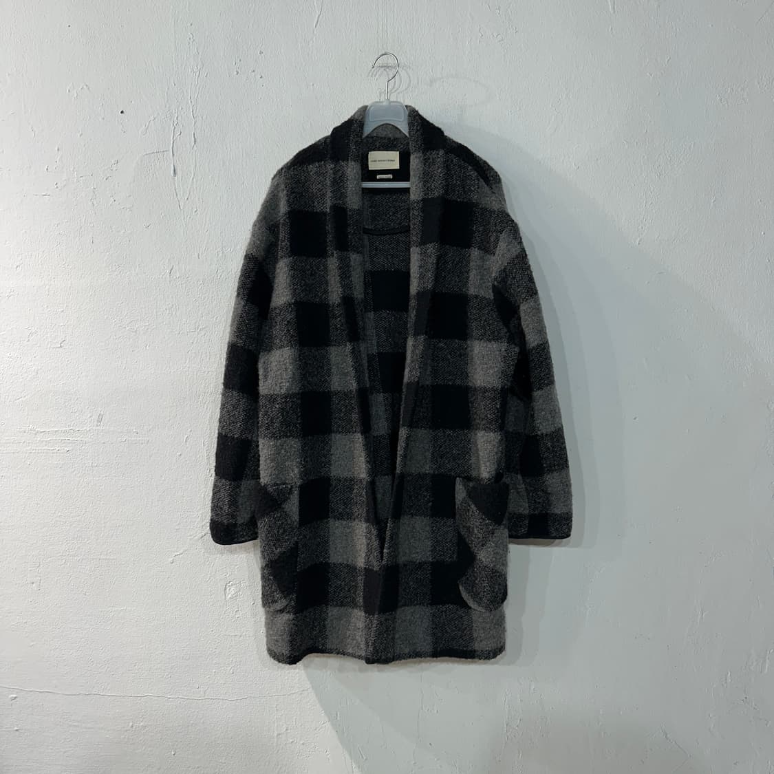 이자벨마랑 체크 코트 38 size 상품이미지1