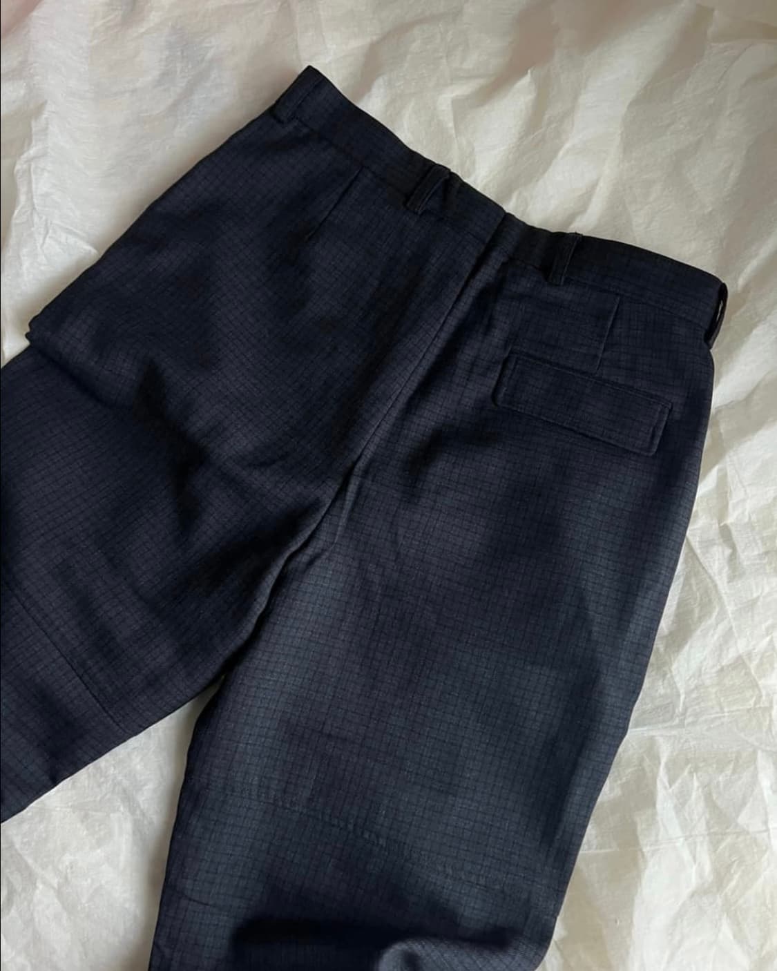 마틴로즈 22fw sports hem 트라우저 네이비 48 상품이미지2
