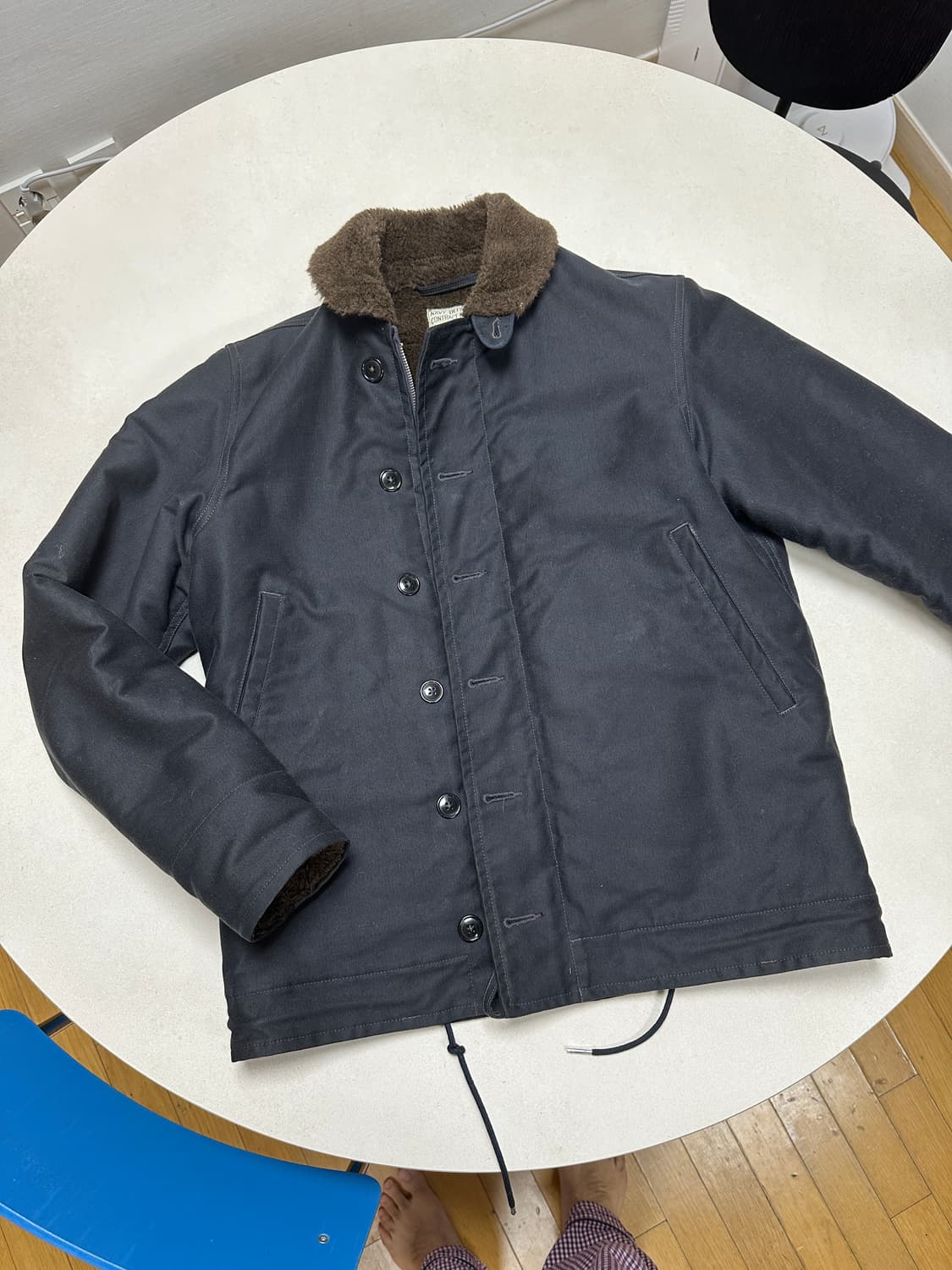 리얼맥코이 U.S NAVY N-1 덱자켓 MJ21106 : size40 상품이미지2