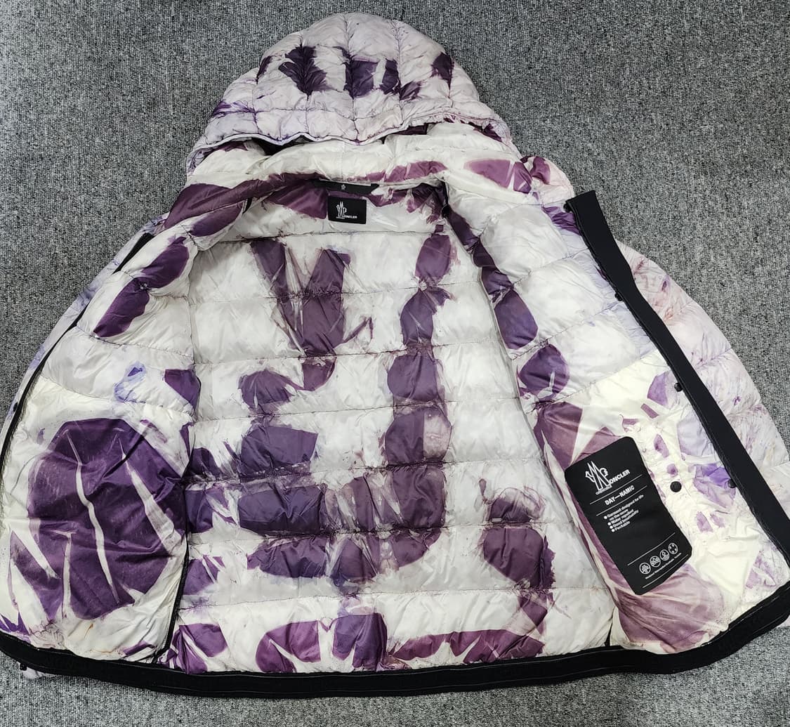 몽클레어 리브스 타이다이 구스 다운 후드 경량 패딩 3 상품이미지3