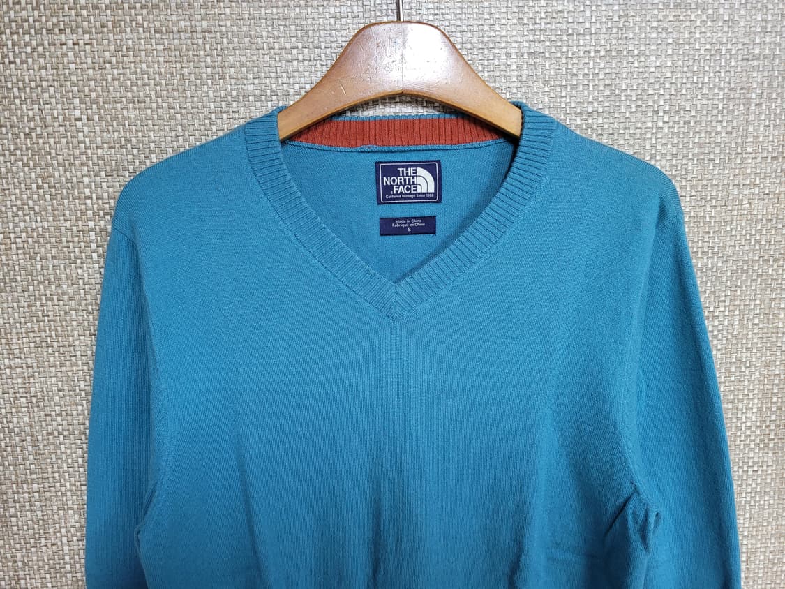 S 95사이즈 노스페이스 브이넥 니트 WOOL  상품이미지2