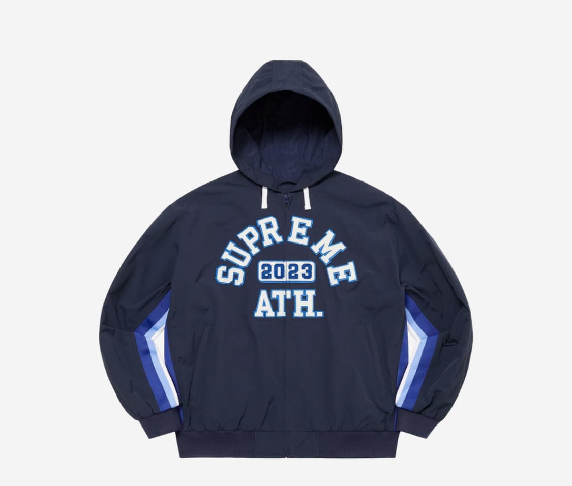 슈프림 아플리케 후드트랙자켁 23ss m사이즈 상품이미지1