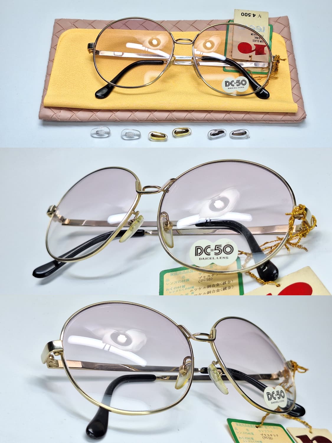 80s 일본제 빈티지 데드스톡 미사용/Reeve 557 라운드 선글라스  상품이미지3