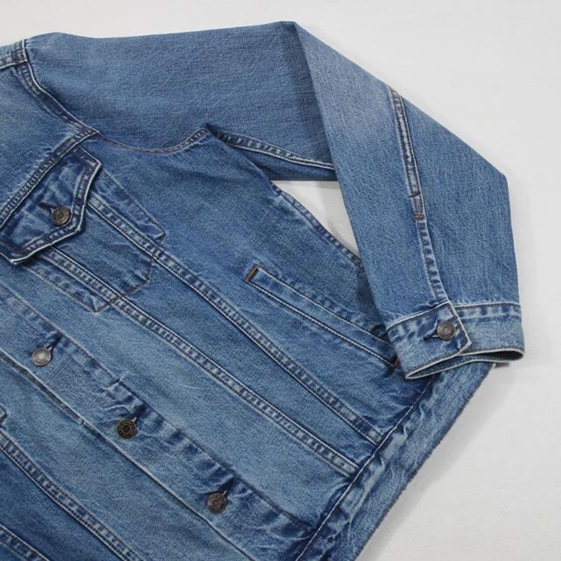 (착용컷) GAP 데님 트러커 자켓 (남성용 100) 상품이미지7
