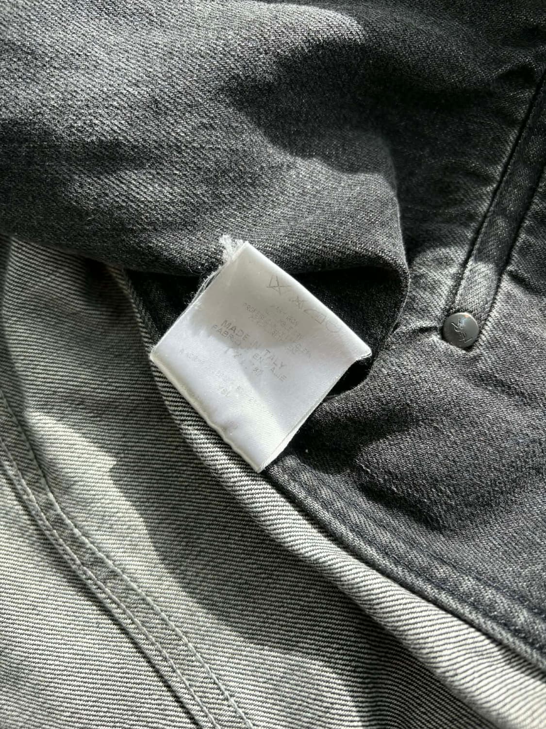 [48] 입생로랑 리브 고쉬 데님 트러커 자켓 상품이미지6