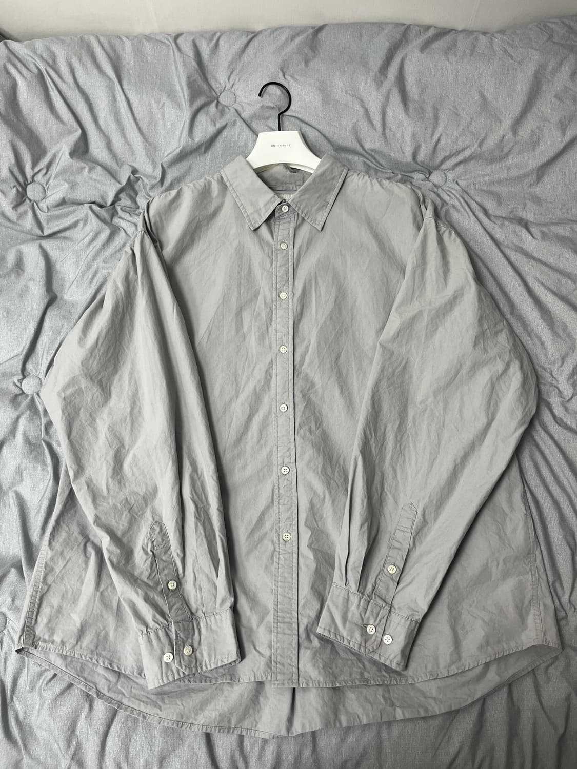 유니온블루 / 런드리셔츠 그레이 / XXL 상품이미지1