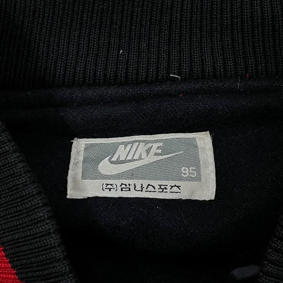 [정품/95] 나이키 블랙 레드 스타디움 자켓 b17 상품이미지5