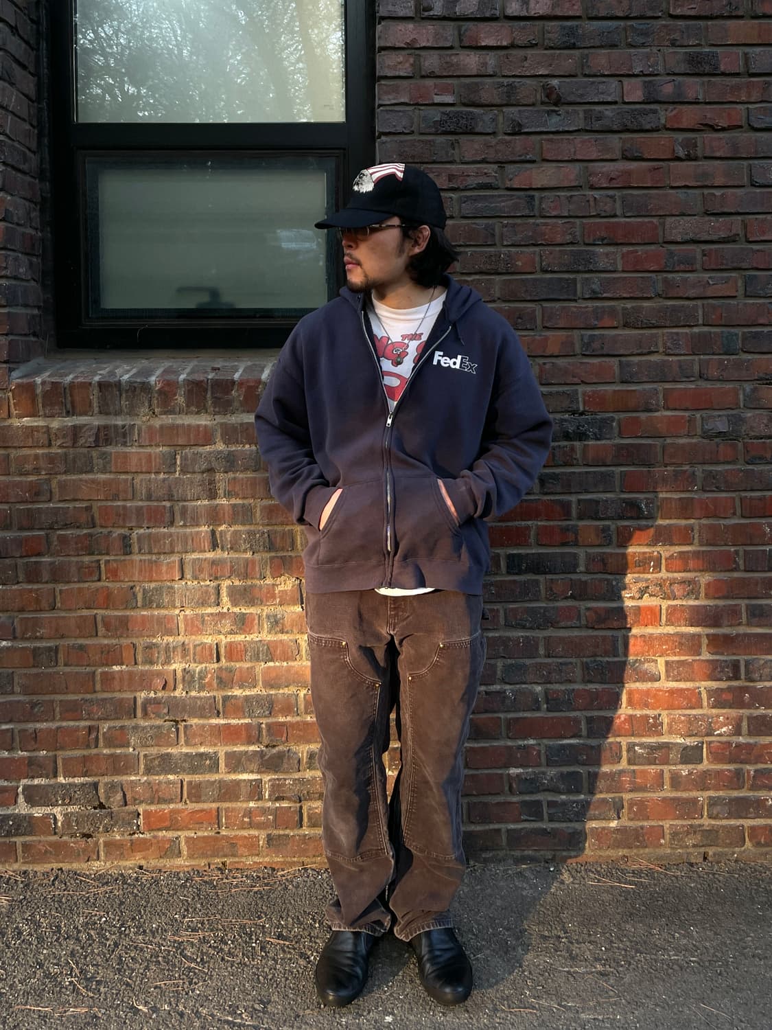 90s FedEx 50/50 Hood Zip 상품이미지1