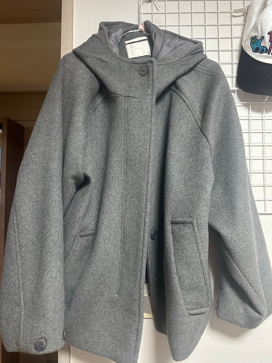 타입서비스 코트 하프 코트 Hooded Half Coat 상품이미지3