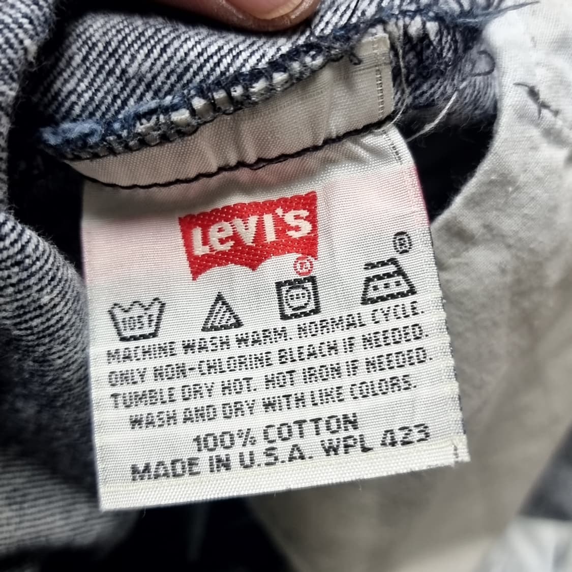 Made inusa 빈티지 데님 501팬츠(36*34) 상품이미지8