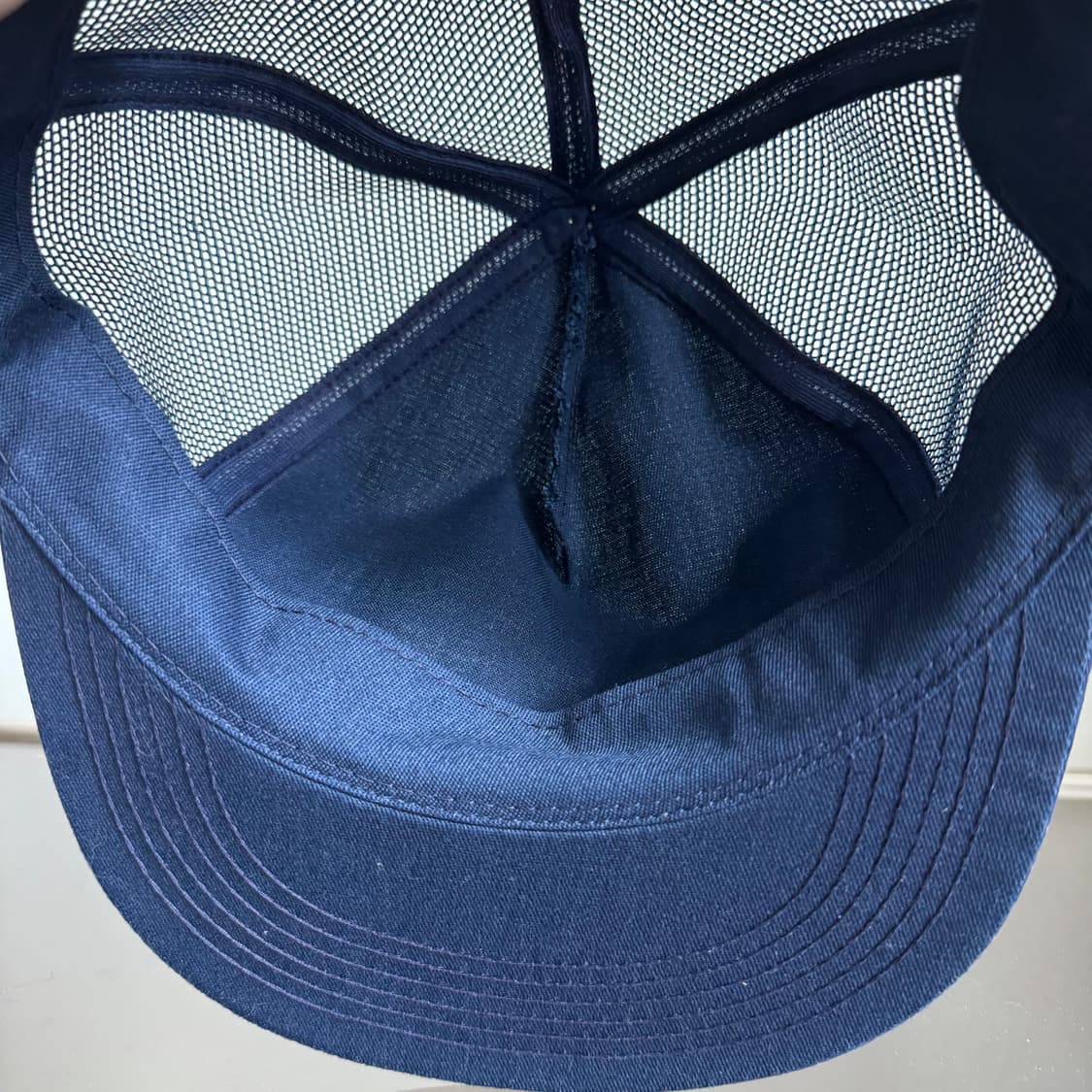 USA 빈티지 모자 볼캡 vintage cap 트러커 메쉬 네이비 상품이미지3