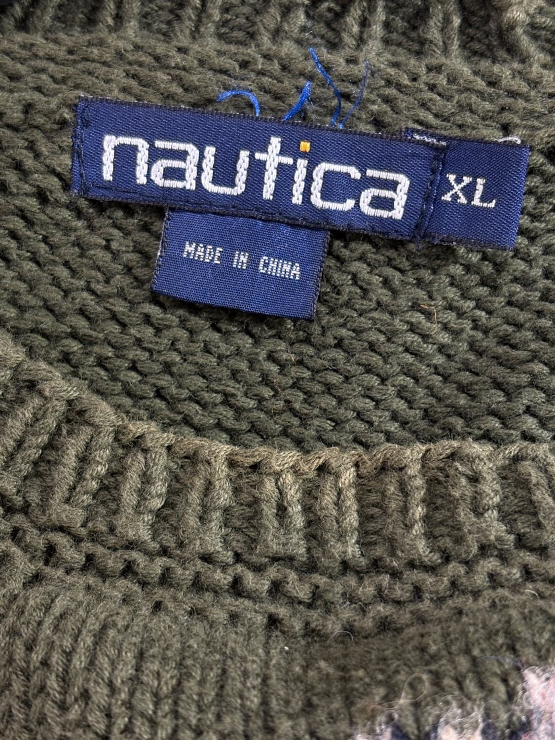 노티카 패턴 빈티지 니트 상품이미지3