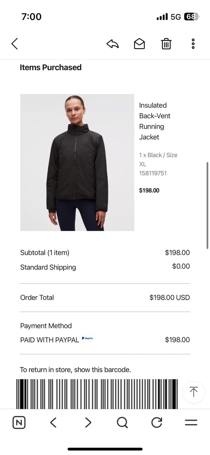 [Lululemon/룰루레몬] 미스트 오버 윈드 브레이커 *풀박 새상품 상품이미지10