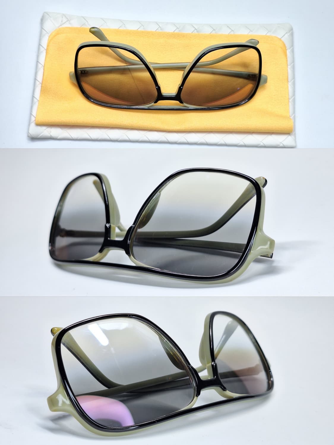 80s 일본제 빈티지 데드스톡 미사용/투브릿지 리벳 선글라스 클래식 상품이미지7