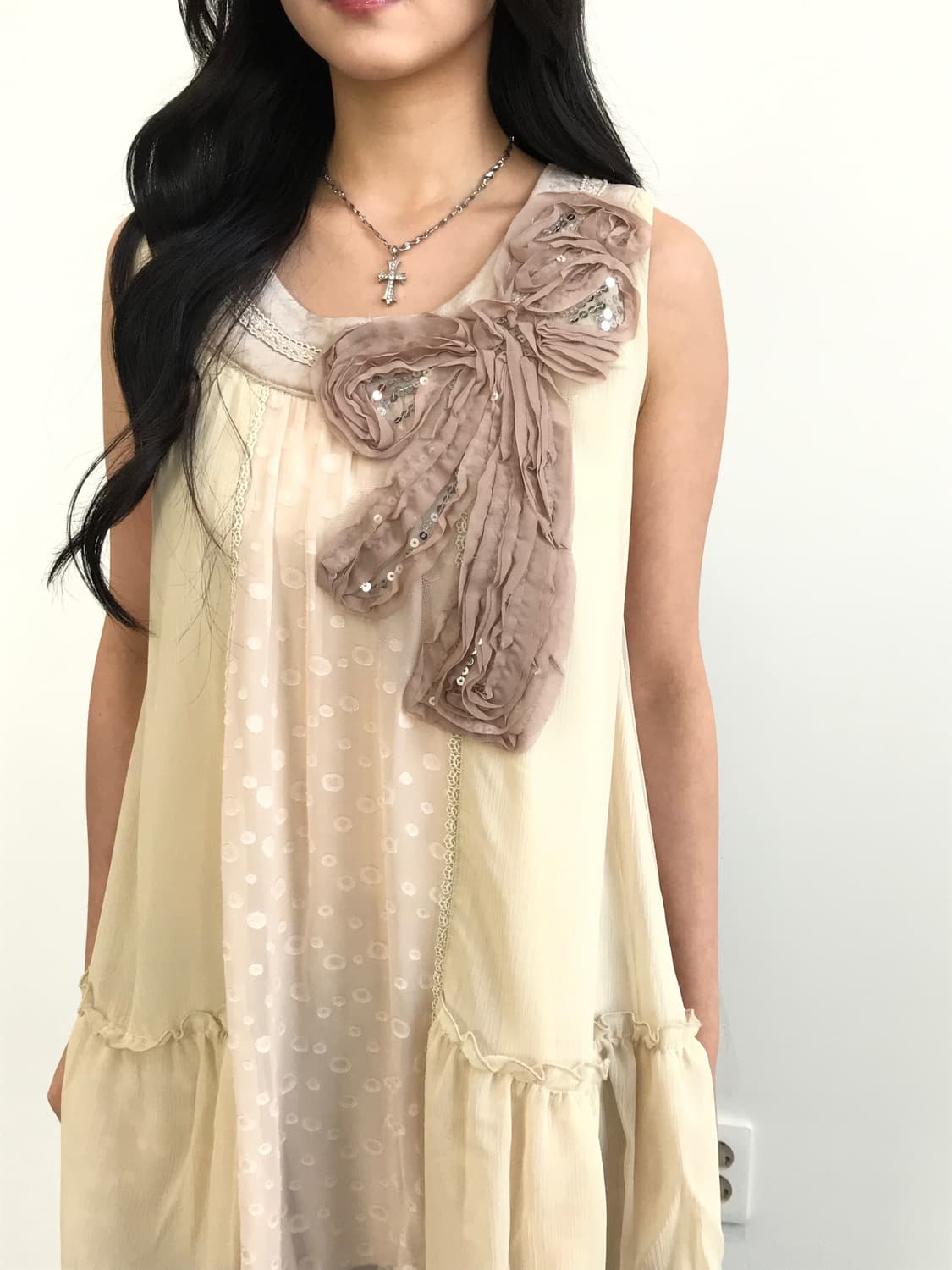 'Axes Femme' Layered Ruffle Tunic Onepie 상품이미지4