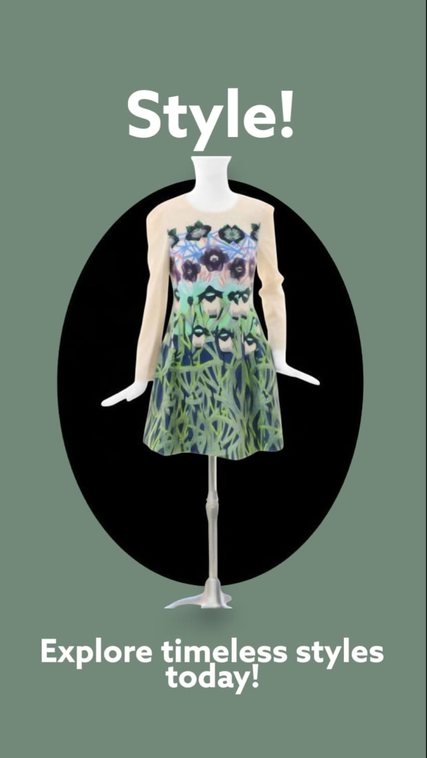 티렌 콜라보 플라워 프린트 미디원피스 55 상품이미지1