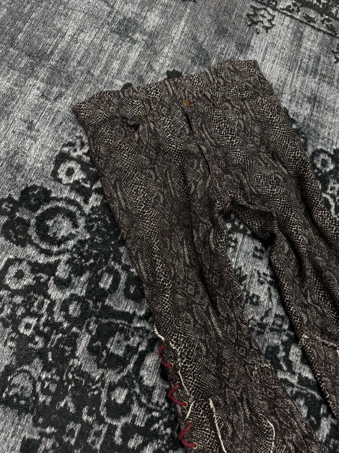 Tornado mart 00s archive python lace up  상품이미지4