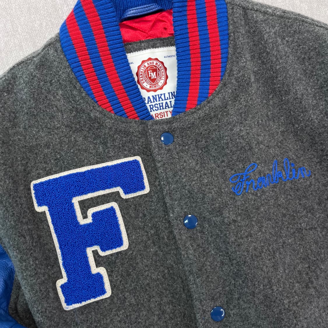 100 프랭클린x마르셀 스타디움 바시티 자켓 상품이미지3