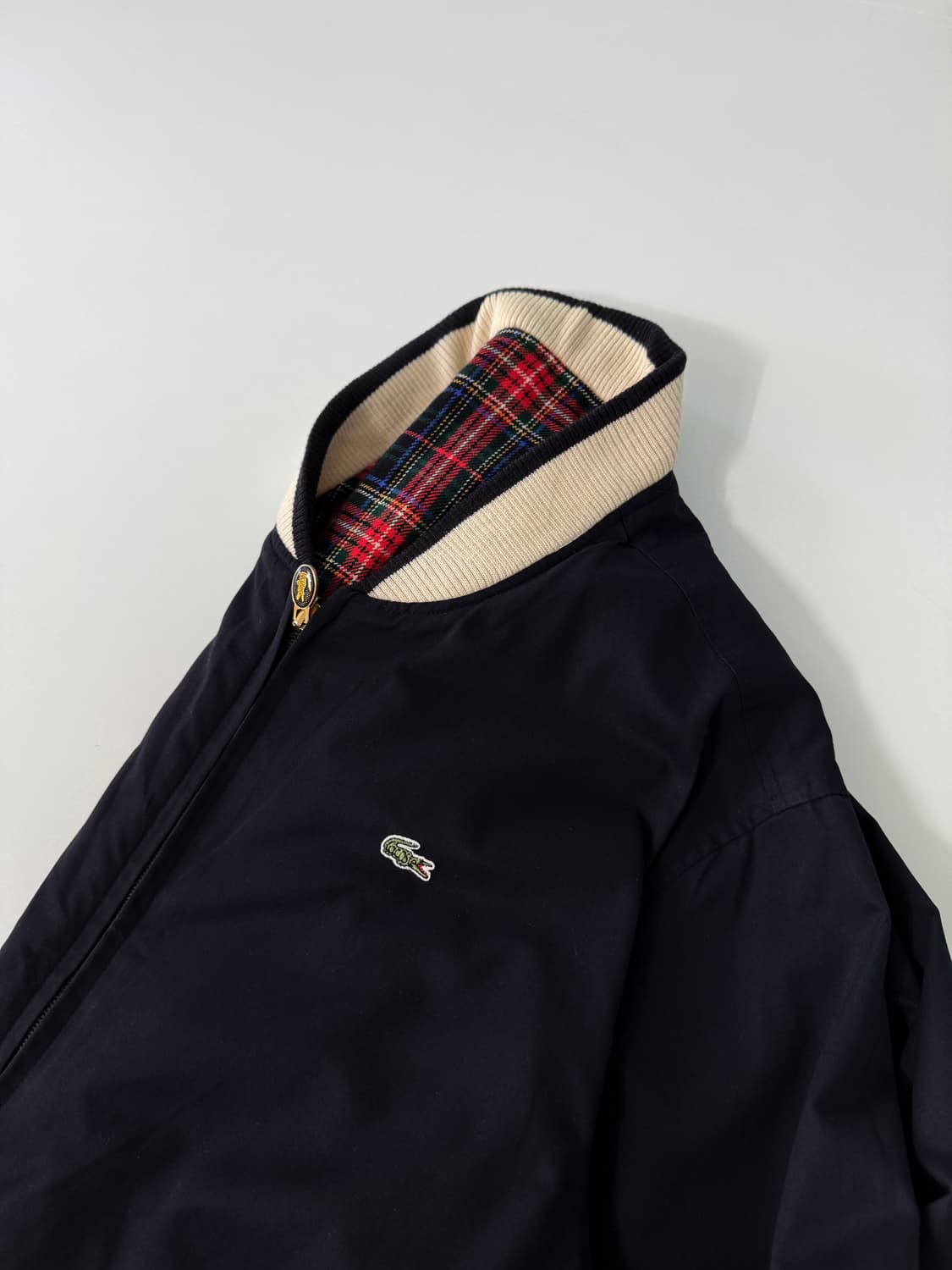 라코스테 00‘s 루즈핏 양면 모직 블루종 자켓 상품이미지6