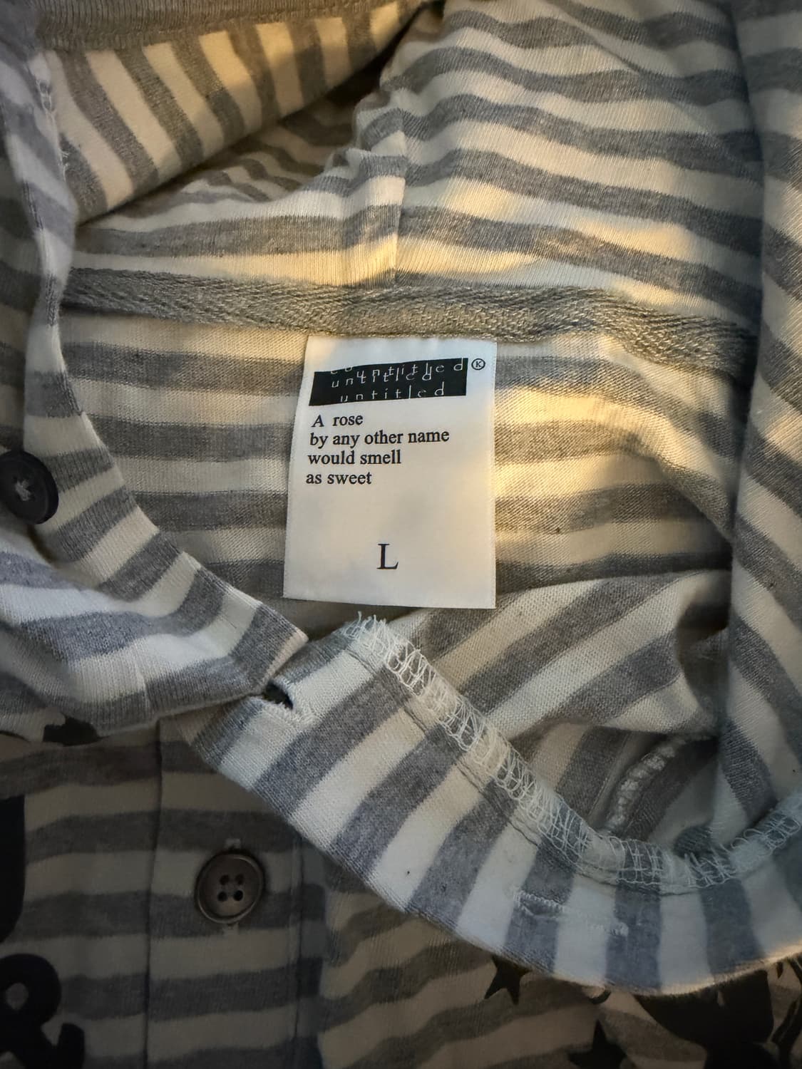 언타이틀 서울 스트라이프 후드티 L 상품이미지3