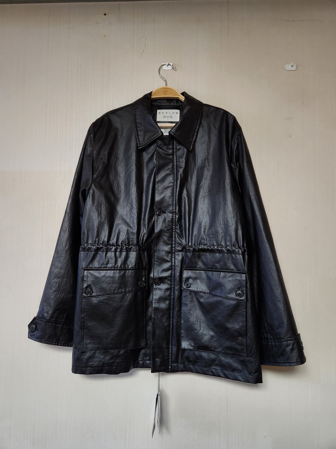 새제품 비슬로우X데릭 헤리티지 헌팅 자켓 블랙 상품이미지3