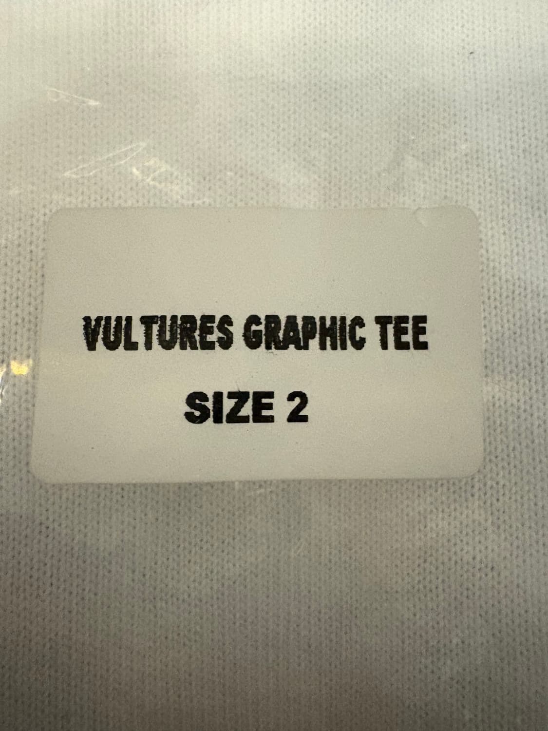 이지 벌처스 박스 티셔츠 화이트 (벌처스 리스닝 익스피리언스 코리아) 상품이미지2