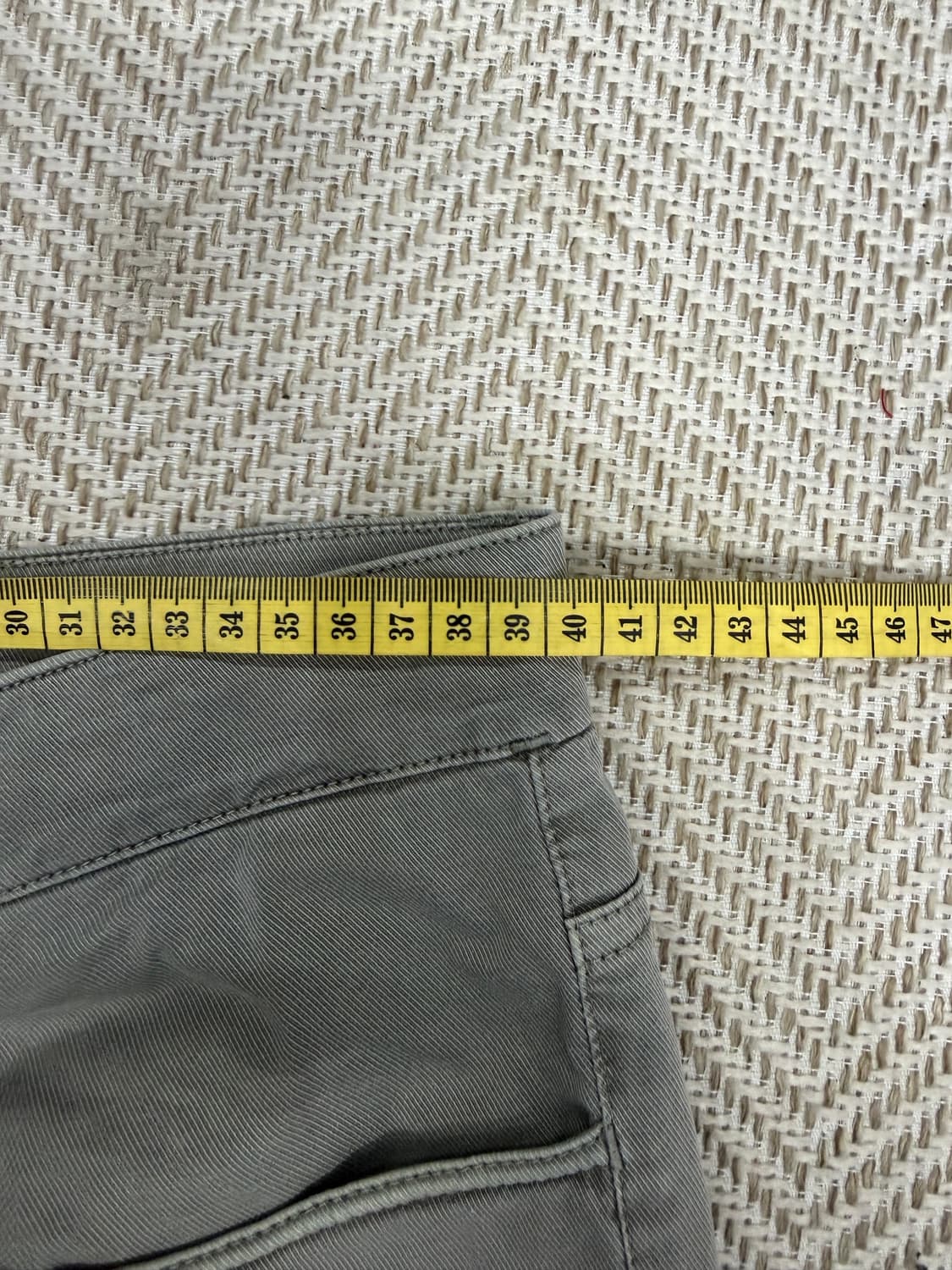 정품) 타임옴므 한섬 23ss 스트레이트 핏 팬츠 76(30) 상품이미지8